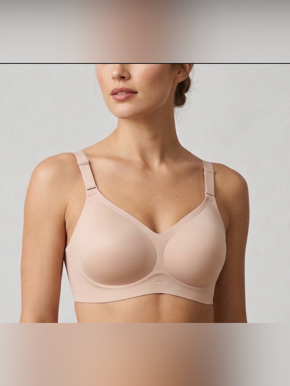 VertVie Seamless Wire-Free Comfort Bra NEW